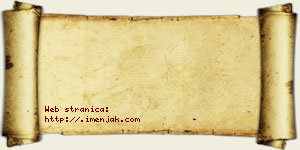 Jasmina Erić vizit kartica